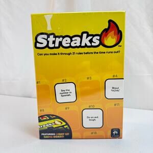 Buffalo Games Streaks Electronic Adult Party Board Game New Sealed Ages 17+
